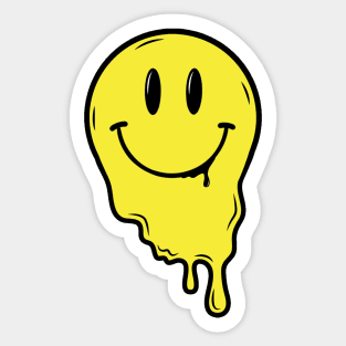 Drippy Smiley Sticker